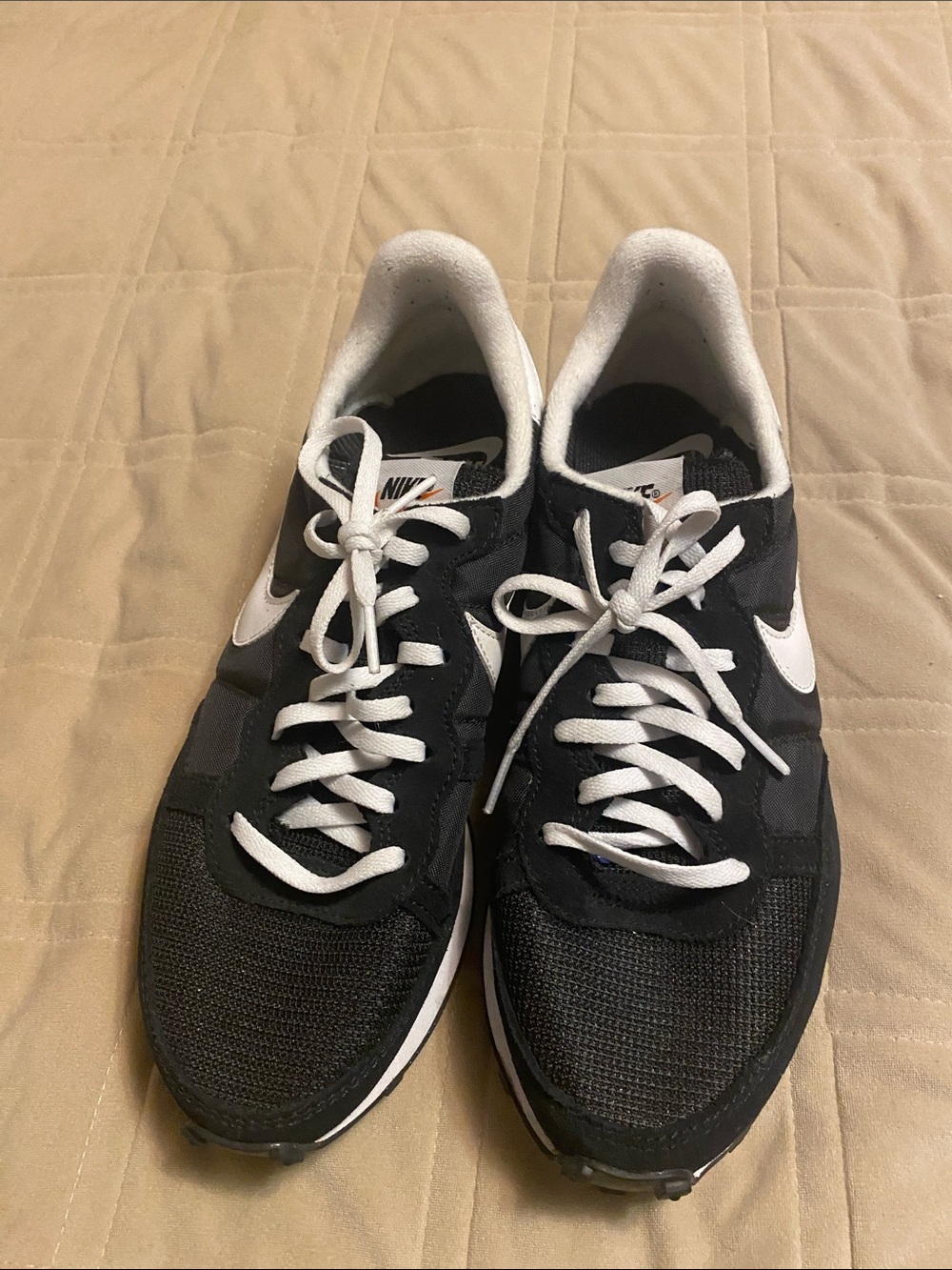 Nike Men’s Black and White Athletic Sneakers
